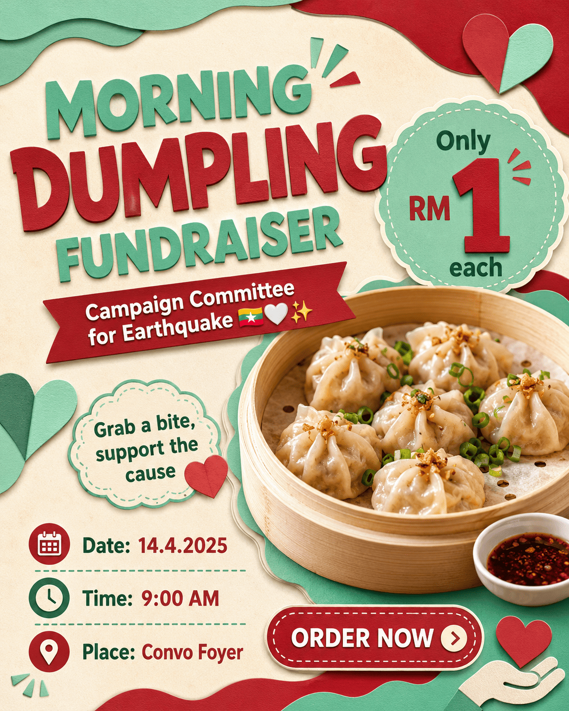 Morning Dumpling Fundraiser