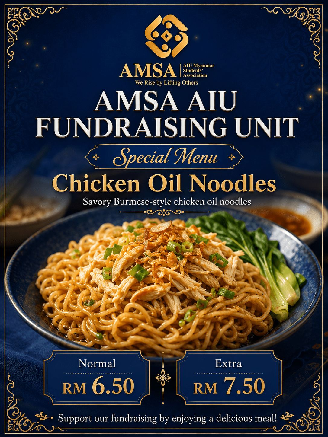 Chicken Oil Noodles Fundraising Activity