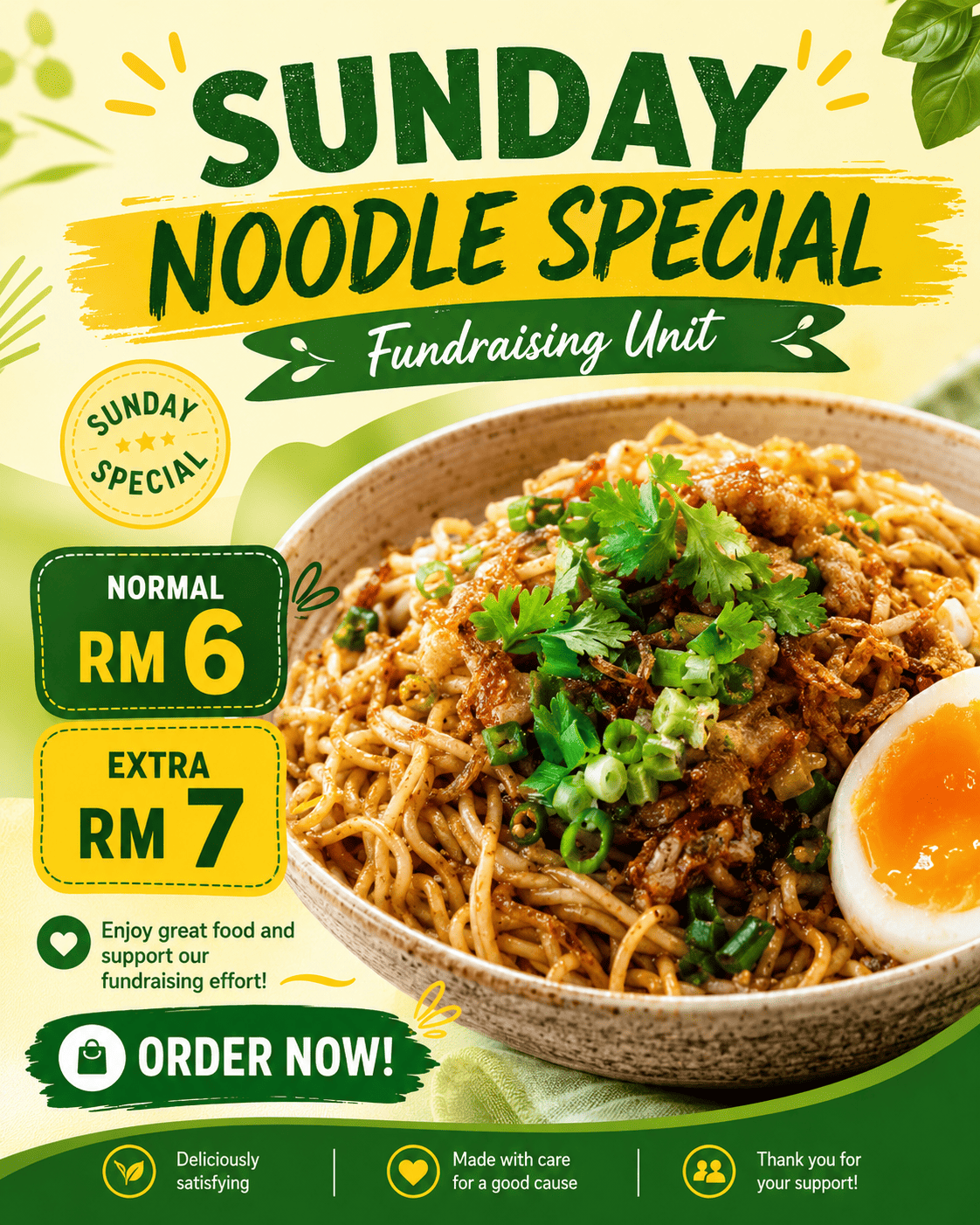Sunday Noodle Special Fundraiser