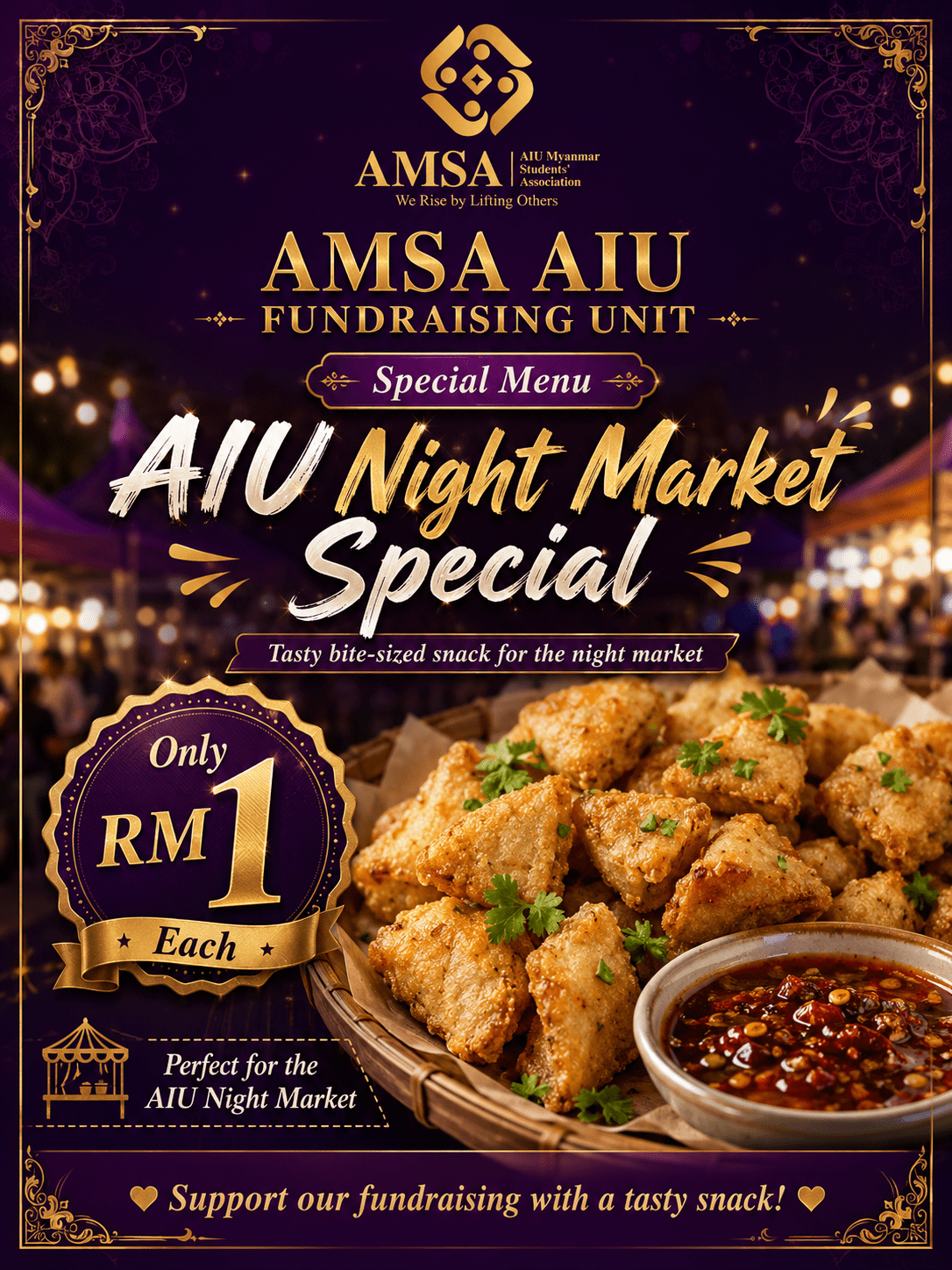 AIU Night Market Special Fundraising Activity